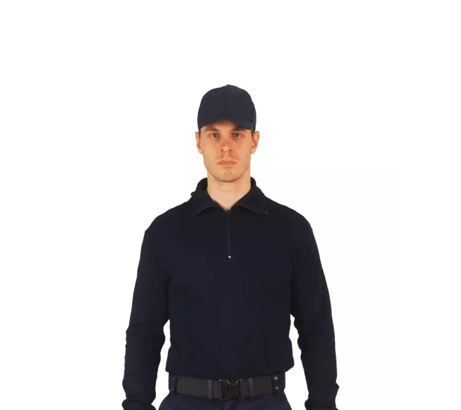 Camisa de policía neutral