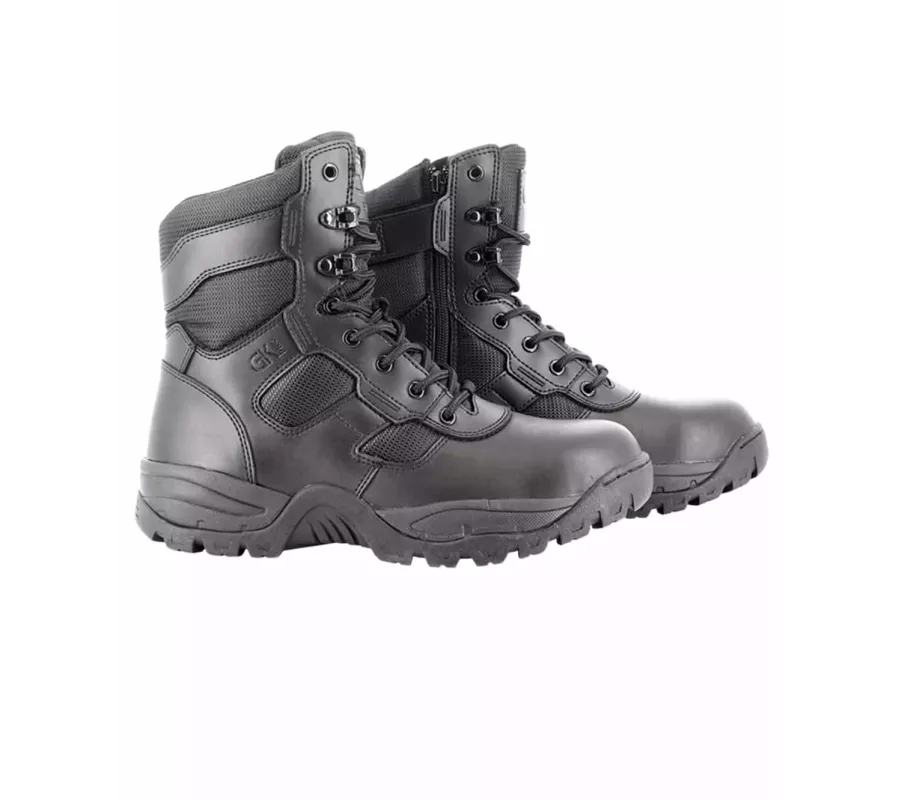 GK BOOTS - Piel, lona y cremallera