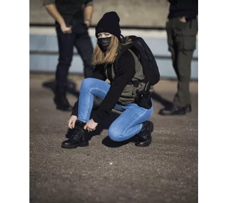 GK BOOTS - Piel, lona y cremallera