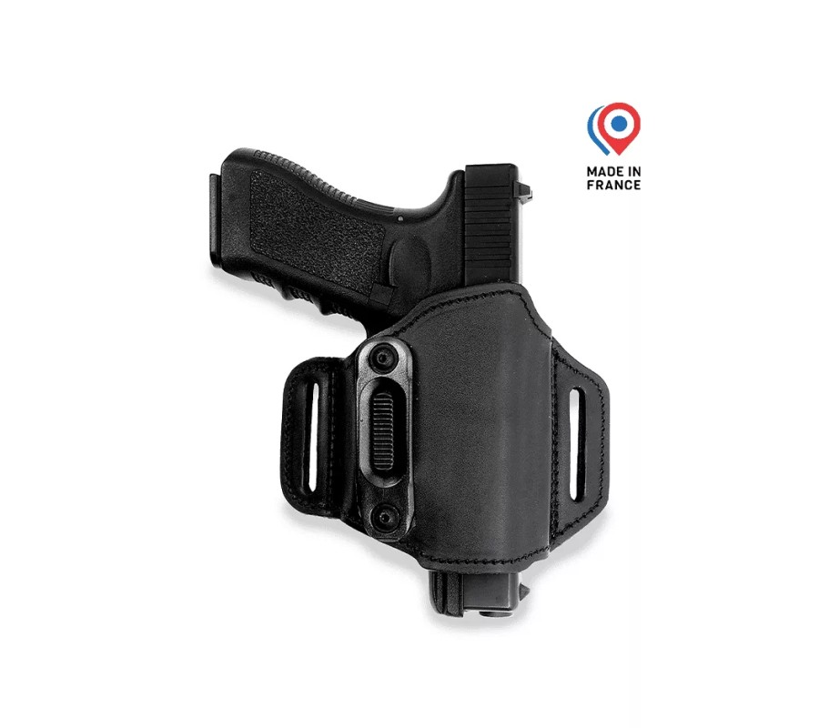 Funda Specter Classic Retention XT40 para zurdos, compatible con GLOCK 17, GLOCK 19 y GLOCK 26.