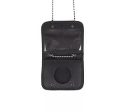 Porta-carné de cuello con espacio para medalla
