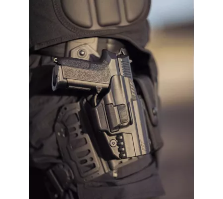 Funda civil inyectada con retención - zurdo, S&W MP9