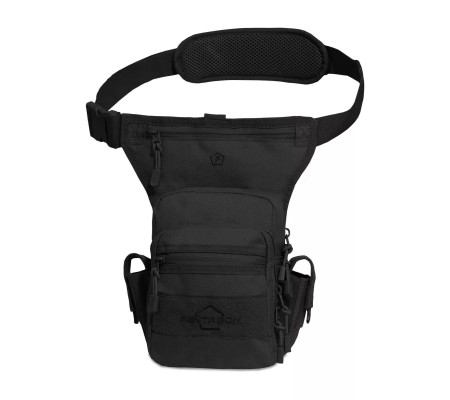 Pouch Táctico de Muslo Pentagon MAX-S 2.0 Negro K16023 | Feelgood XS
