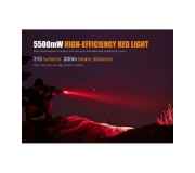 Linterna Fénix TK25Red ROJA 1000 lúmenes Color blanco y rojo | XS Equipament