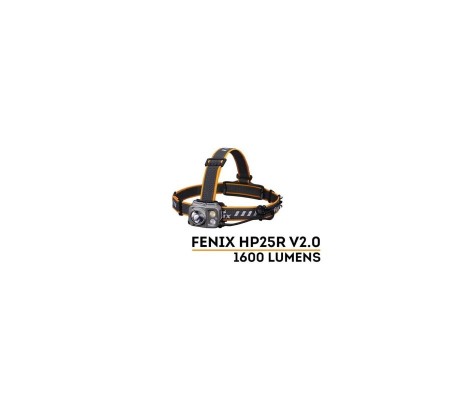 Frontal Fénix HP25R V2.0 1600 lúmenes, Luz blanca y roja, | XS Equipament