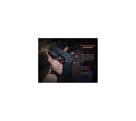 Linterna táctica Fenix GL06-365 - Para pistolas de bolsillo | XS Equipament