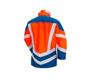 GORE-TEX HiVis Jacke CAVAZZO EBX (unisex) warnorange / royal | XS Equipament