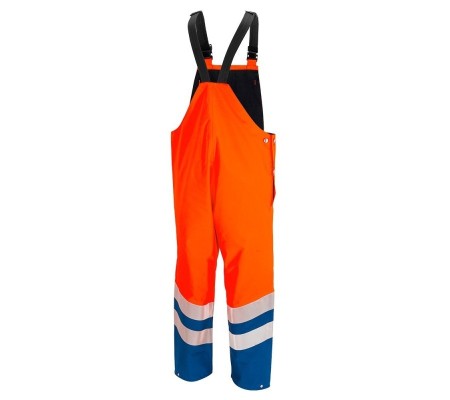 GORE-TEX Latzhose TUEBOR EBX warnorange / royalblau | XS Equipament