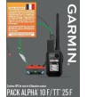 Pack GPS Garmin Alpha 10 TT25 - versión F | XS Equipament