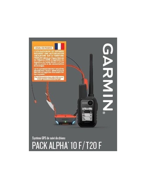 Pack GPS Garmin Alpha 10 T 20 - versión F | XS Equipament