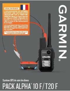 Pack GPS Garmin Alpha 10 T 20 - versión F | XS Equipament