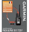 Pack GPS Garmin Alpha 10 T 20 - versión F | XS Equipament