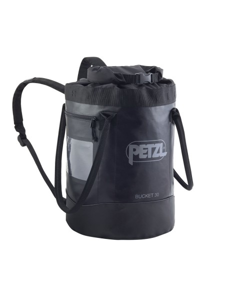 Cubo 30 L bolsa de autoalmacenamiento negro | XS Equipament