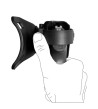 Funda para diestros Zoom VKZ804, negra, para GLOCK 17/18/19/22/23 con linterna/láser | XS Equipament