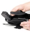 Funda para zurdos Zoom VKZ804 negra para GLOCK 17/18/19/22/23 con linterna/láser | XS Equipament