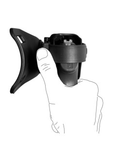 Funda para zurdos Zoom VKZ804 negra para GLOCK 17/18/19/22/23 con linterna/láser | XS Equipament