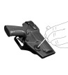 Funda para diestros Vegatek Short VKS807 negra para SIG PRO 2022 | XS Equipament