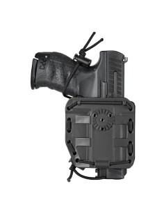 Funda ambidiestra negra Bungy 8BL00 para todas las pistolas | XS Equipament