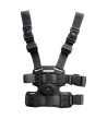 Placa de muslo con 2 correas 8K18 negra | XS Equipament