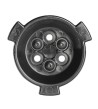 Sistema de conexión rápida rotatorio negro 8KR80 | XS Equipament