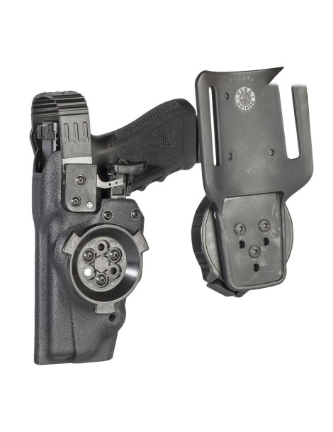 Sistema de conexión rápida rotatorio negro 8KR80 | XS Equipament