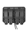 Portacargadores doble Bungy 8BL17 negro, lado a lado, para M4/AR15 | XS Equipament