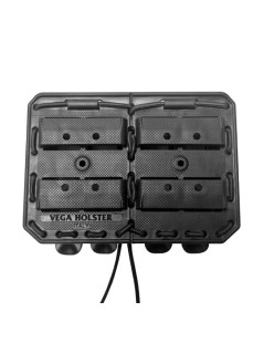 Portacargadores doble Bungy 8BL17 negro, lado a lado, para M4/AR15 | XS Equipament