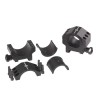 Juego de 2 anillos de 30 mm de diámetro bajo (21 mm) | XS Equipament