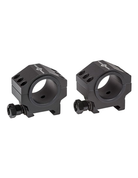 Juego de 2 anillos de 30 mm de diámetro bajo (21 mm) | XS Equipament