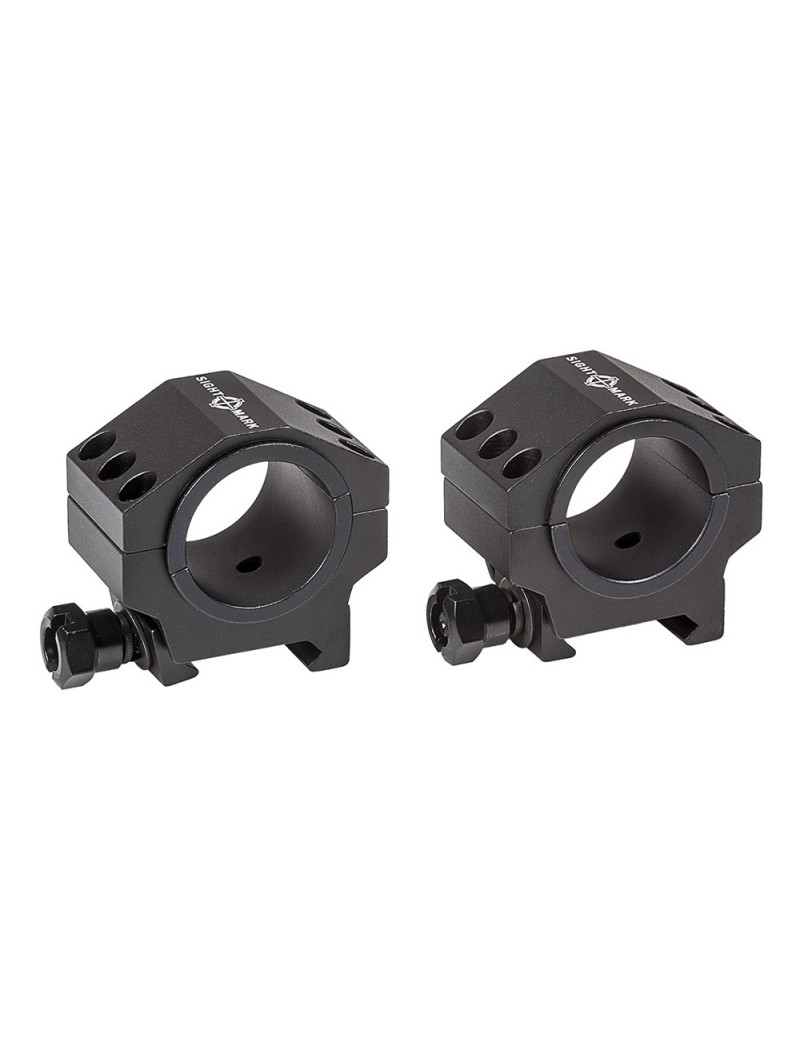 Juego de 2 anillos de 30 mm de diámetro bajo (21 mm) | XS Equipament
