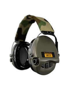 Orejeras con diadema de cuero negro Supreme Pro-X LED | XS Equipament
