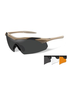 Gafas balísticas Vapor 2.5 color tostado ahumado/incoloro/pantallas naranjas | XS Equipament