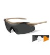 Gafas balísticas Vapor 2.5 color tostado ahumado/incoloro/pantallas naranjas | XS Equipament