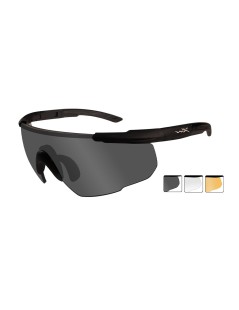 Gafas balísticas Saber Advanced, lentes de color negro ahumado/incoloro/naranja | XS Equipament