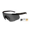 Gafas balísticas Saber Advanced, lentes de color negro ahumado/incoloro/naranja | XS Equipament