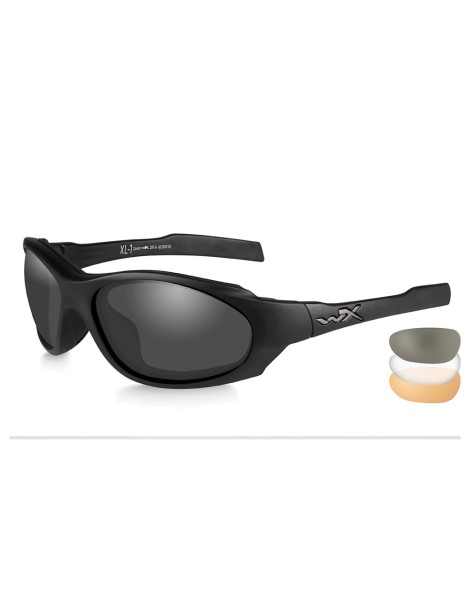 Gafas balísticas avanzadas XL-1 con lentes ahumadas, incoloras y anaranjadas | XS Equipament