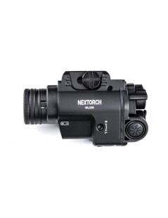 Lámpara con puntero láser verde para pistola WL23 - luz blanca - 1300 lúmenes | XS Equipament
