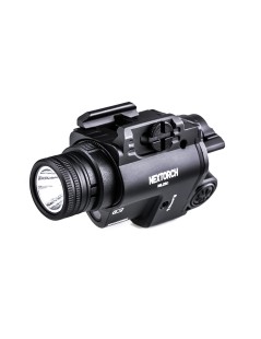 Lámpara con puntero láser verde para pistola WL23 - luz blanca - 1300 lúmenes | XS Equipament