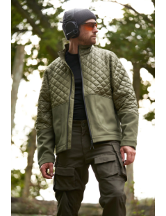 Chaqueta Softshell Storm Bimateria Kaki – Táctica, ligera y funcional | XS Equipament