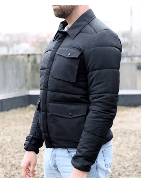 Chaqueta Acolchada FOG Thinsulate Negra – Estilo civil con alma táctica | XS Equipament