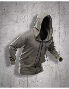 Cardigan Dona Anonymous Kaki – Amb Caputxa Oversize i Teixit Bi-Stretch | XS Equipament