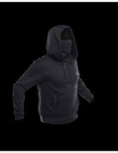 Hoodie Anonymous Negre – Discreció i Confort per a Totes les Situacions | XS Equipament
