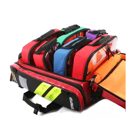 INTREPID Bolsa de Emergencia PVC Roja | Impermeable Profesional