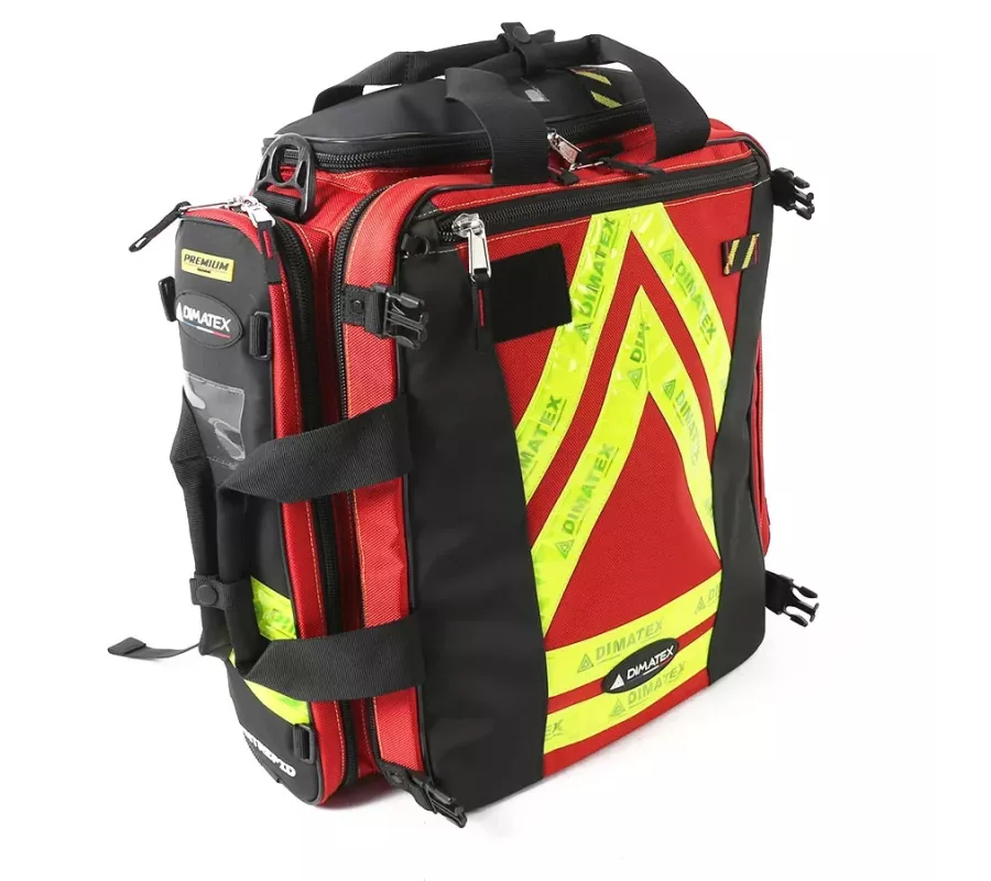 URGENCY Bolsa de Emergencia Roja | Mochila Rescate Profesional