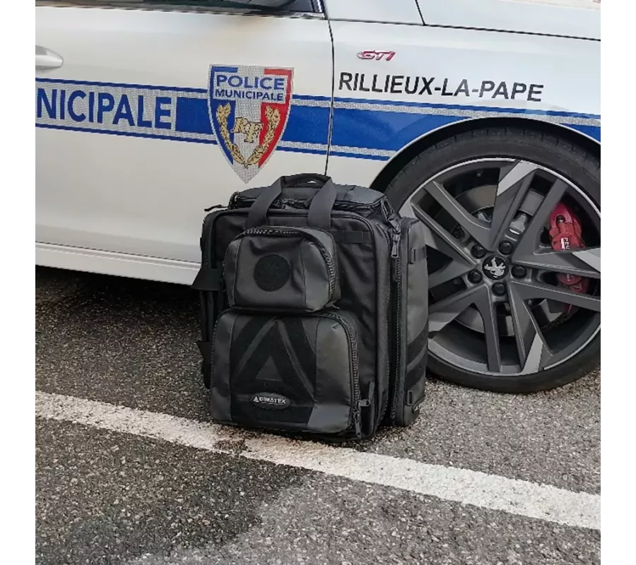 MATRIX Bolsa de Emergencia Full Black | Mochila Profesional Rescate