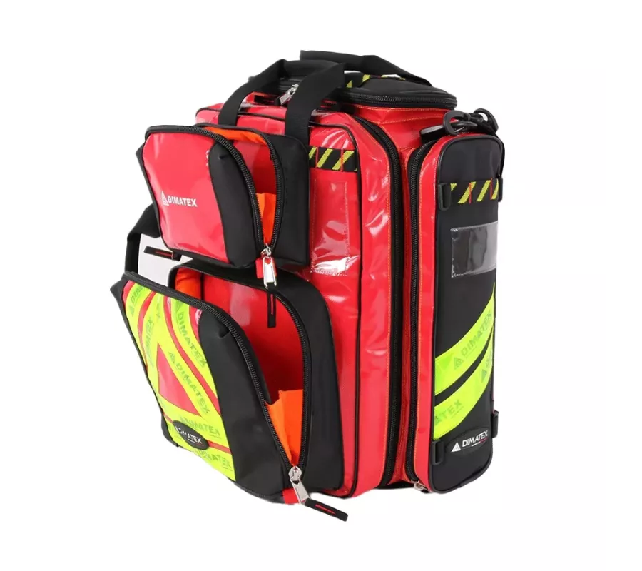 MATRIX PVC Bolsa de Emergencia Roja | Mochila Profesional Rescate