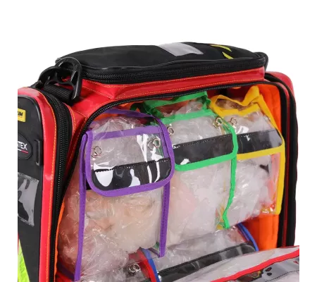 MATRIX PVC Bolsa de Emergencia Roja | Mochila Profesional Rescate