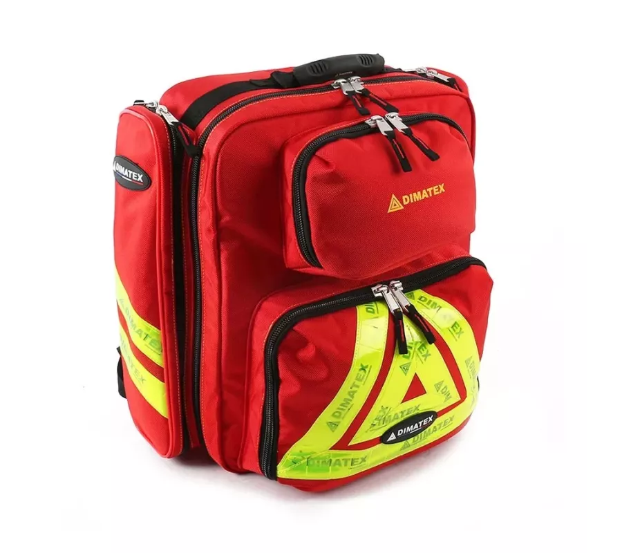 Bolsa de intervención REFLEX Roja – Bolsa profesional de rescate