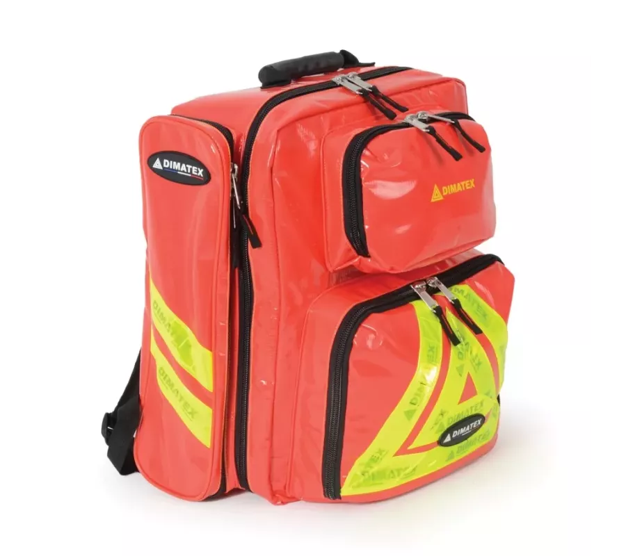 Bolsa de intervención REFLEX PVC Roja – Bolsa profesional de rescate