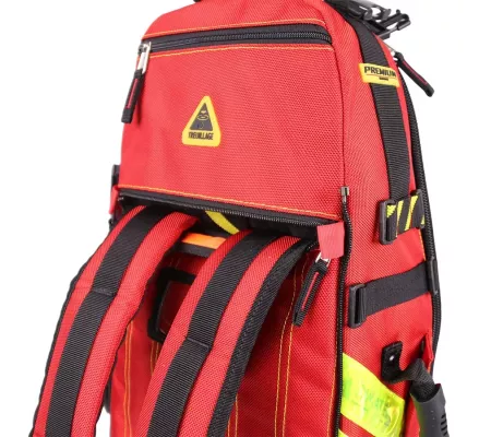 Bolsa de oxigenoterapia TOTEM Roja – Bolsa profesional con portabotell